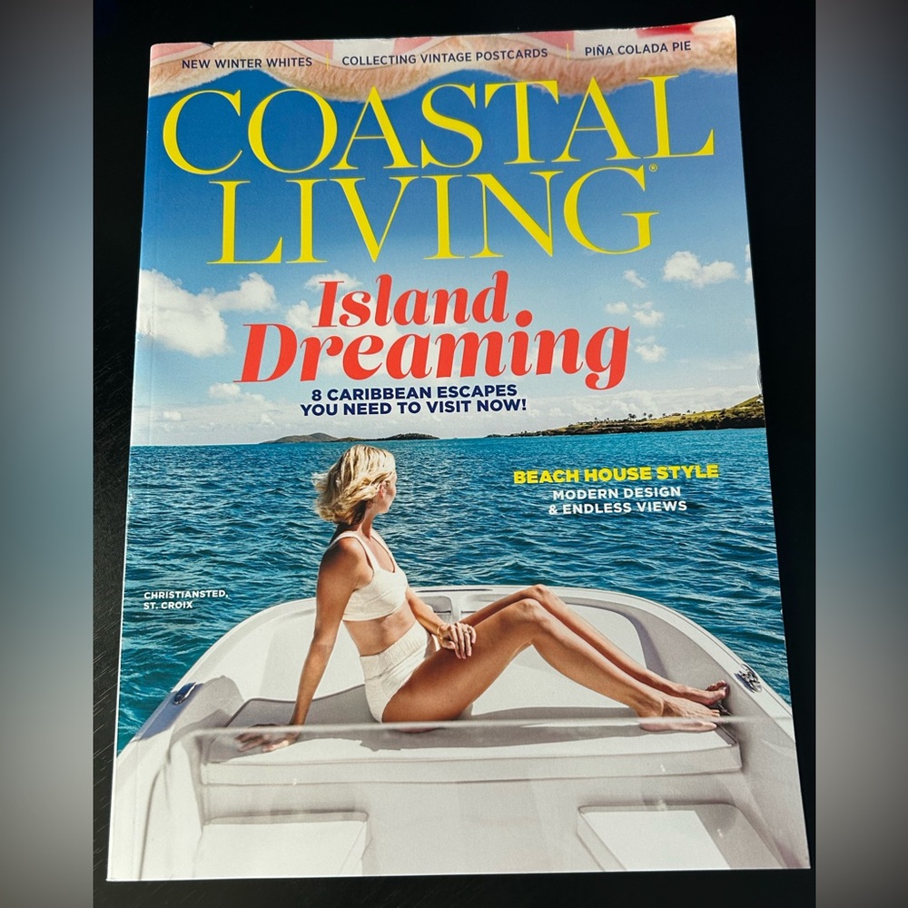 Coastal Living Magazine Island Dreaming Edition Winter 2024 Volume 28 Issue 4